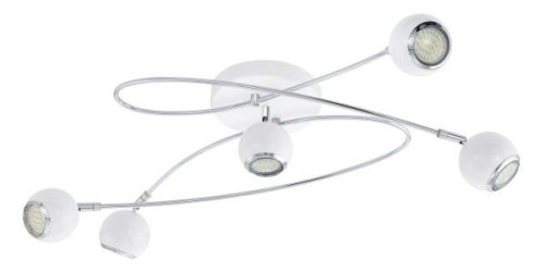 LOCANDA Led menny.GU10 5x3W fehér/króm