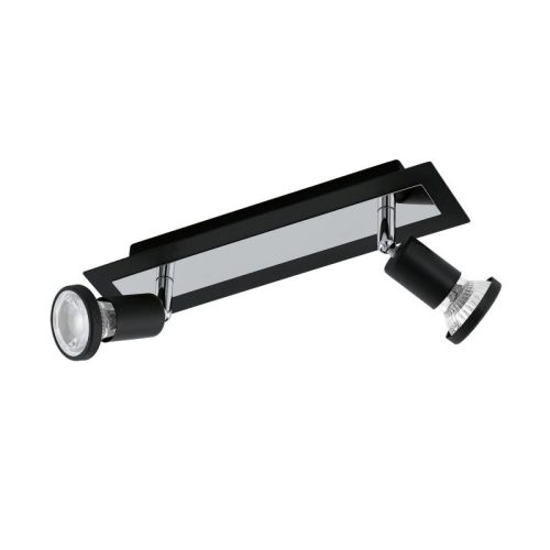 Sarria LED fali/menny.GU10 2x5W fek/króm