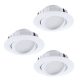 Pineda LED beépíthető kerek 3x6W 8,4cm fehér