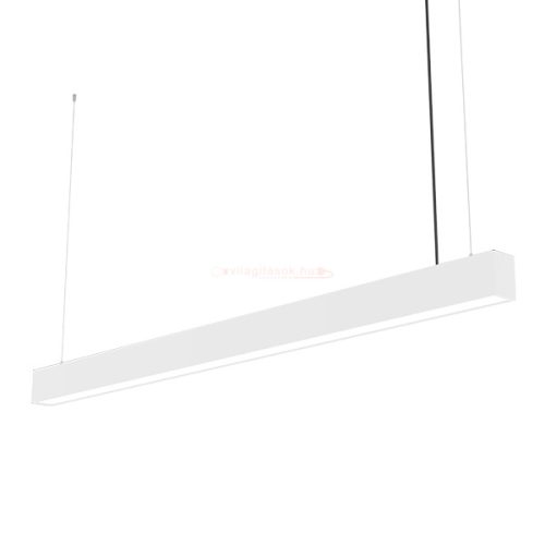 Mennyezeti függeszthető lineáris LED lámpatest (24W) fehér ház - 3000K 100Lm/W