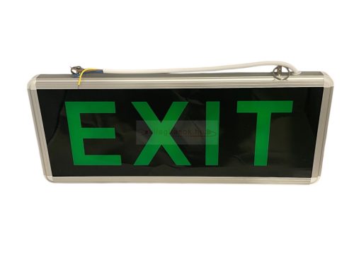 Led vészvilágító kijárati lámpatest  függeszthető 3W exit+ábra